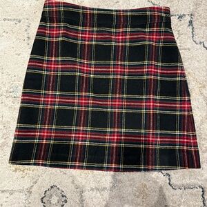 J. Crew Mini Skirt in Red and Black Brand New With Tags!